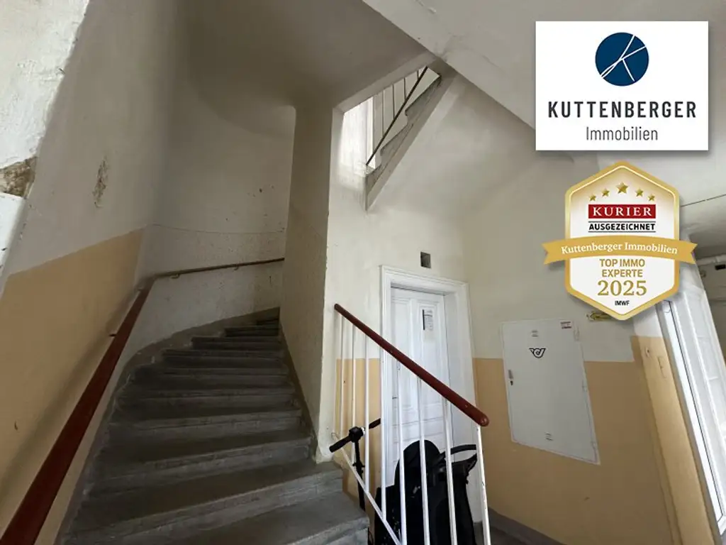 U1-Nähe: Mehrheitsanteil inkl. Rohdachboden mit Parkblick
