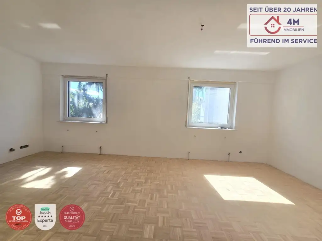 127m² Wohnung mit 320m² eigene Garten am Wilheminenberg