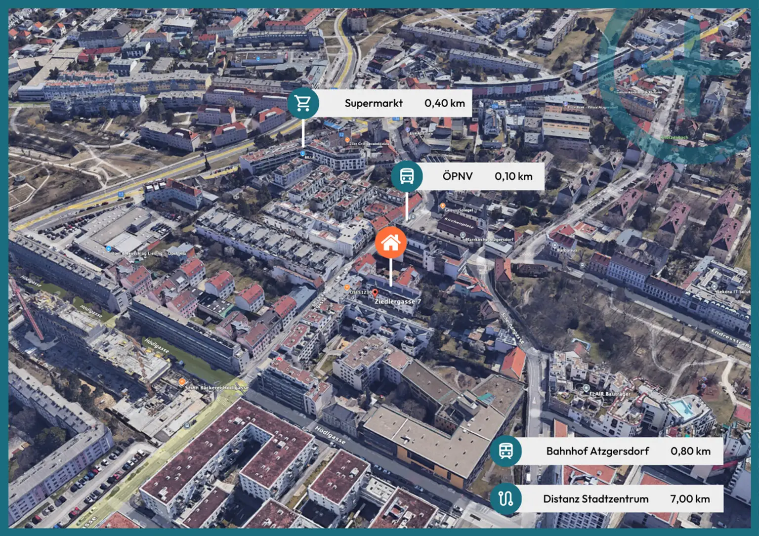 Gemütliche 3-Zimmer Wohnung in ruhiger Hoflage