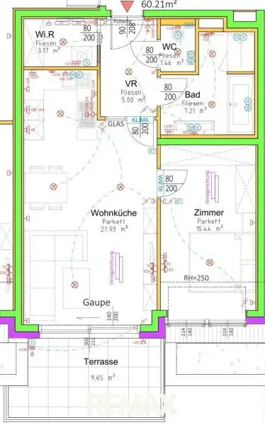 14. Eigentumswohnung Wien - Donaustadt - Grundriss
