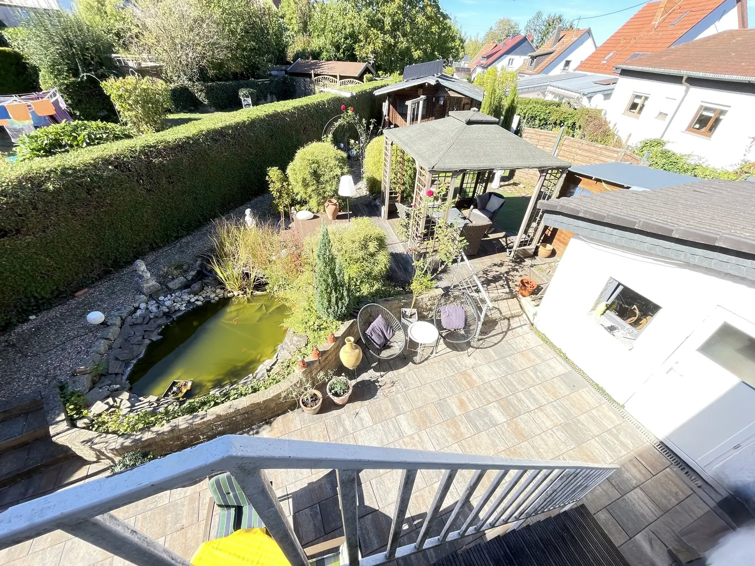 Außentreppe vomOG zur Terrasse