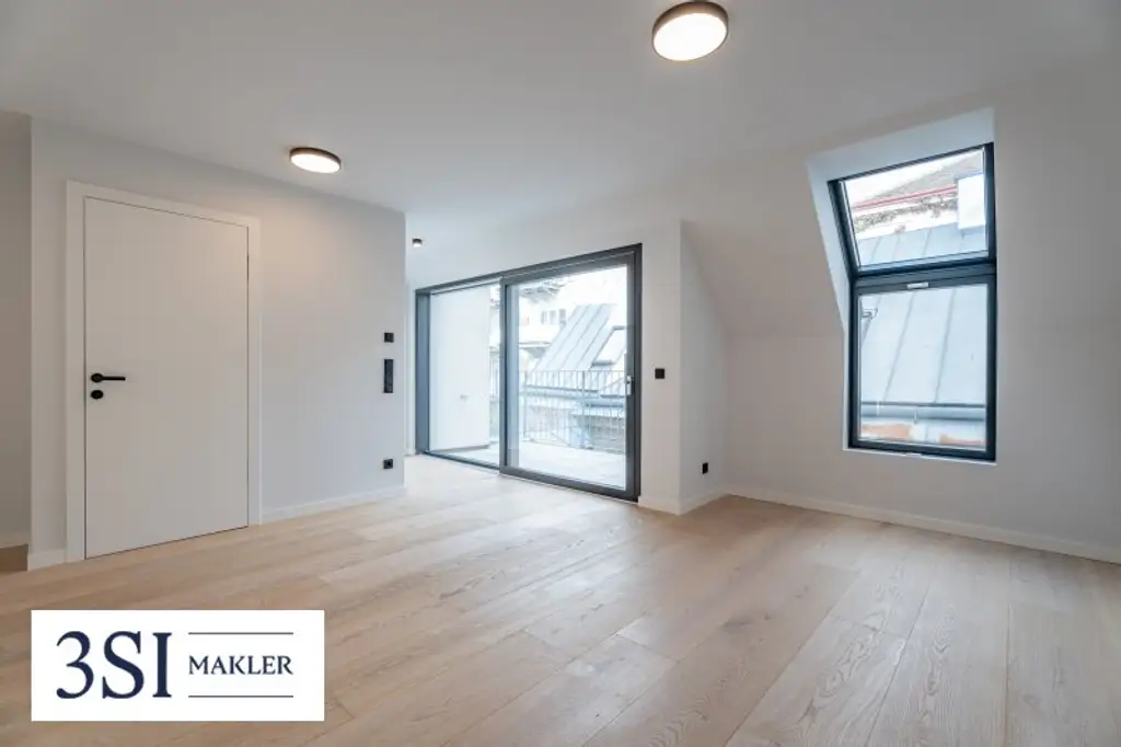 Modernes Wohnen über den Dächern: Charmante 2-Zimmer-Dachgeschoßwohnung mit Terrasse