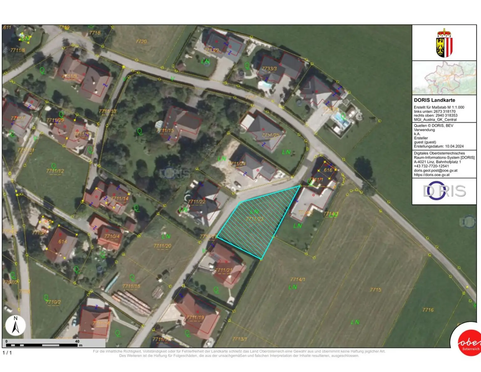 931 m2 Baugrund für Eigenheim mit Berg- und Fernblick | Pöndorf in Oberösterreich