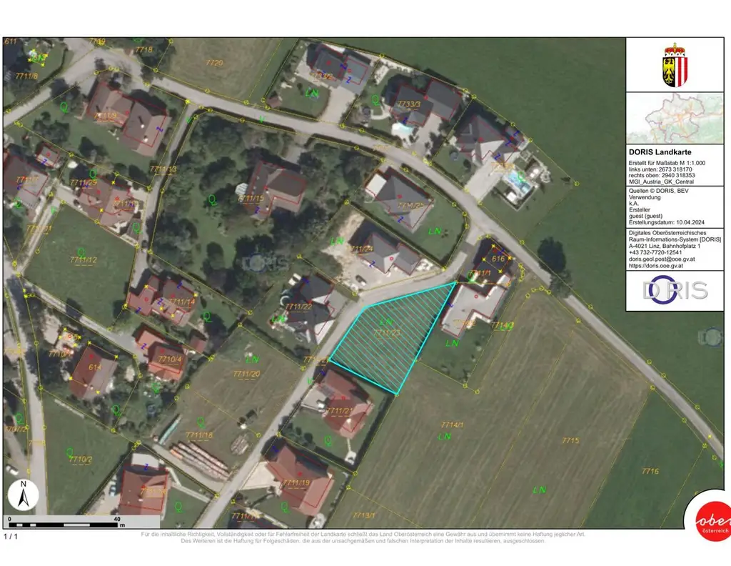 931 m2 Baugrund für Eigenheim mit Berg- und Fernblick | Pöndorf in Oberösterreich