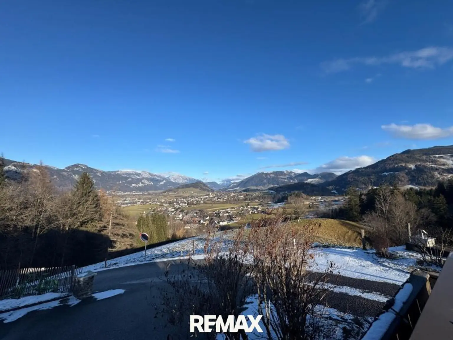 Blick von der Terrasse auf Irdning