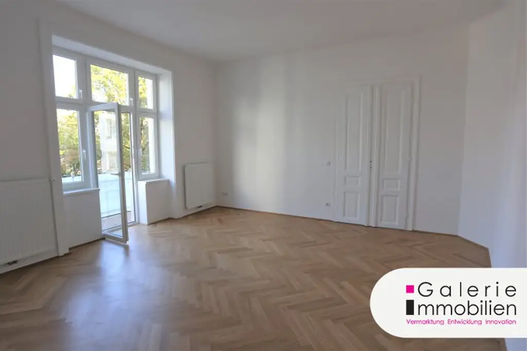 Topsanierte, helle 2-Zimmer-Altbauwohnung mit Balkon am Reumannplatz