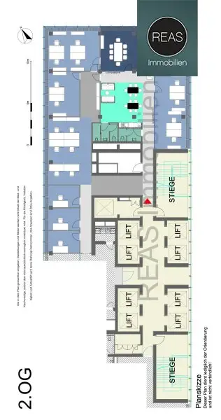 Büro im einzigartigen Hochhaus mit ausgezeichneter Infrastruktur und Panoramablick!