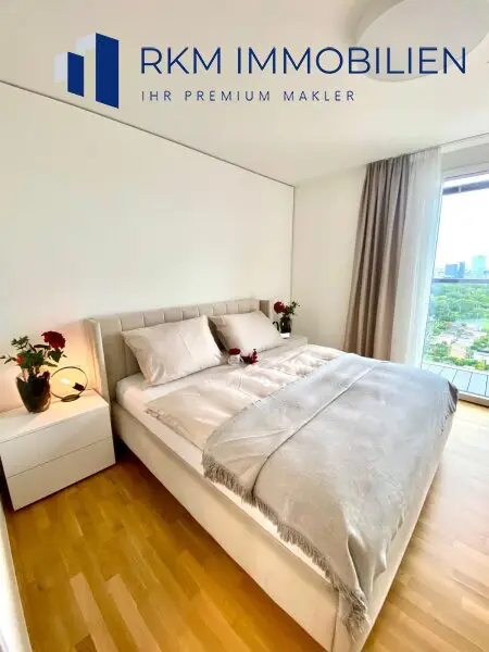 Exklusive und moderne 3-Zimmer-Wohnung mit Balkon in 1020 Wien – Einzigartige Aussicht, Marina Tower, VIP - Location