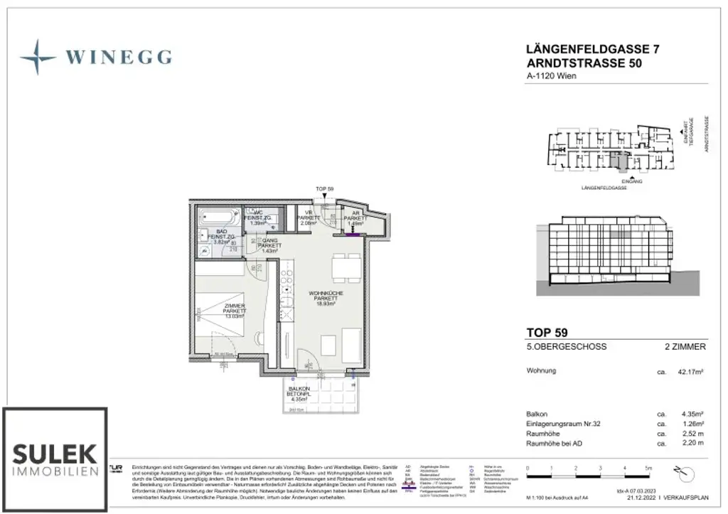 Erstbezug! Perfekt geschnittene 2 Zimmer Wohnung mit Balkon & top Anbindung (U4, U6, uvm.)