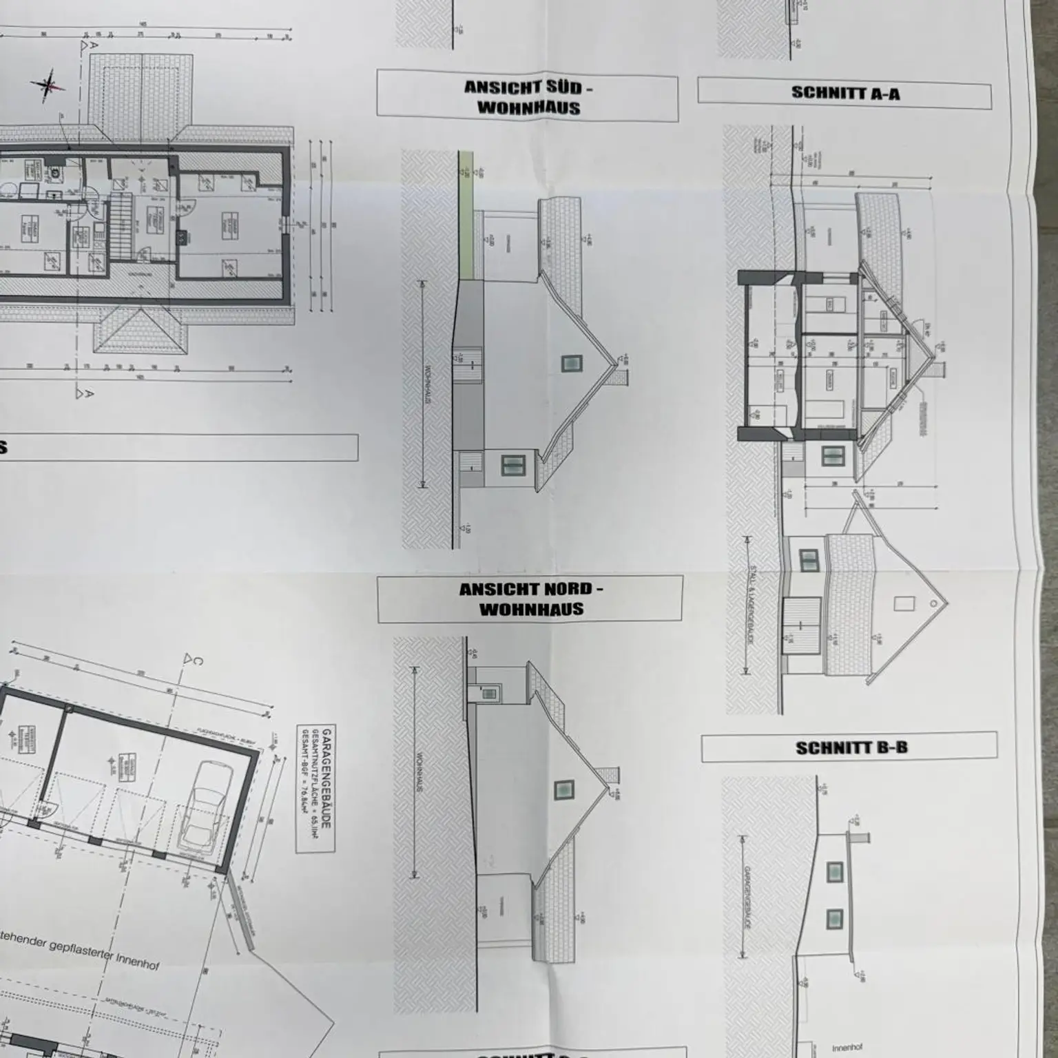 Wohnen in Aussichtslage mitten in der Natur auf  8 Ha. Grund, ehemalige Hofstelle!