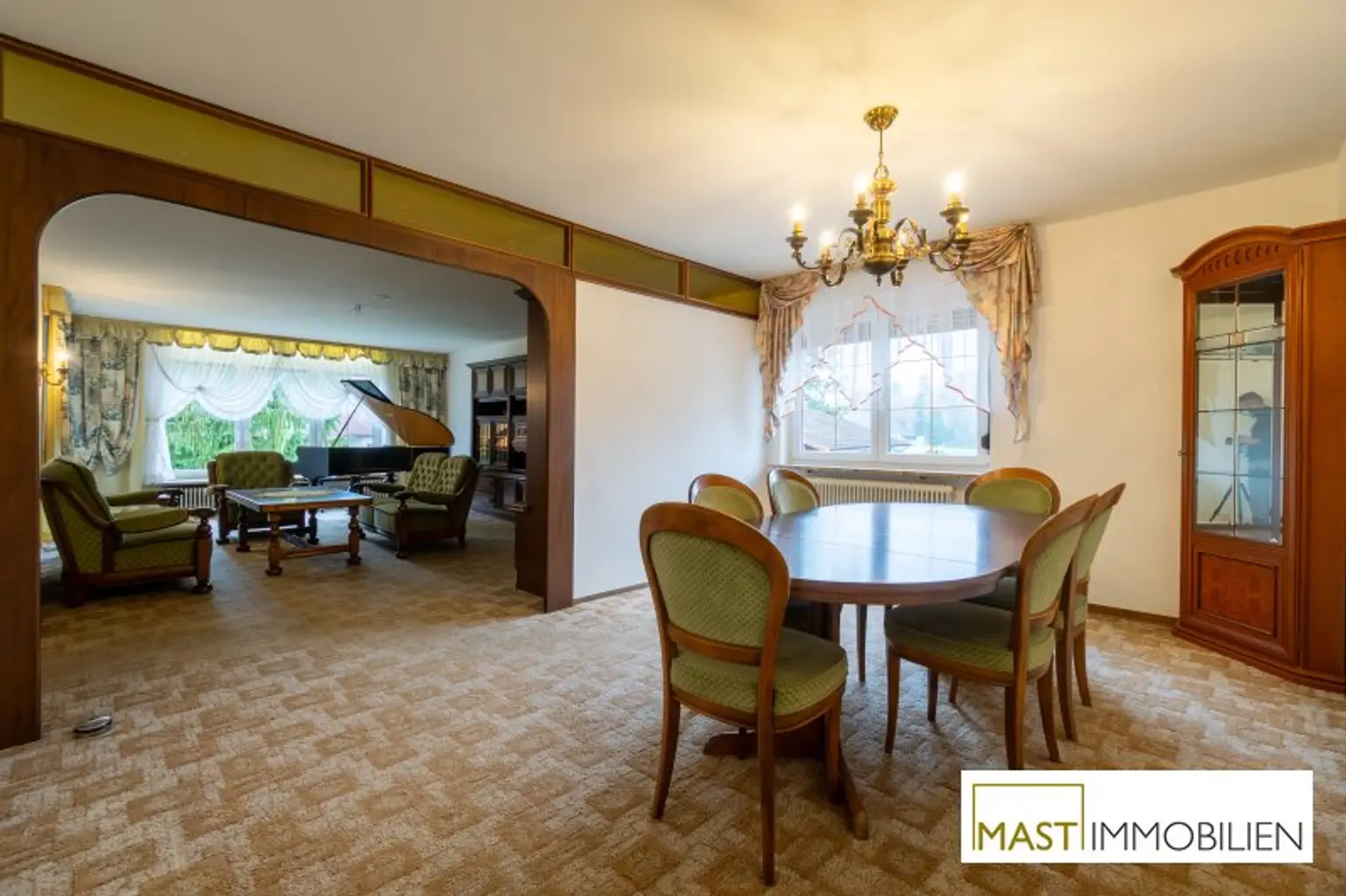 Charmant möblierte 3 Zimmer Wohnung mit Gartenbenutzung in idyllischer Lage von Gurnitz