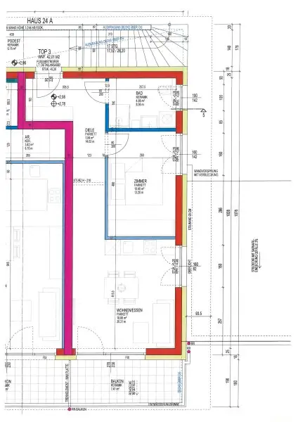 NEUBAU! Moderne, sonnige und ruhige 2 Zimmer Wohnung 42,00m² plus Balkon 7,41m² in Waidmannsdorf - Schubertstraße