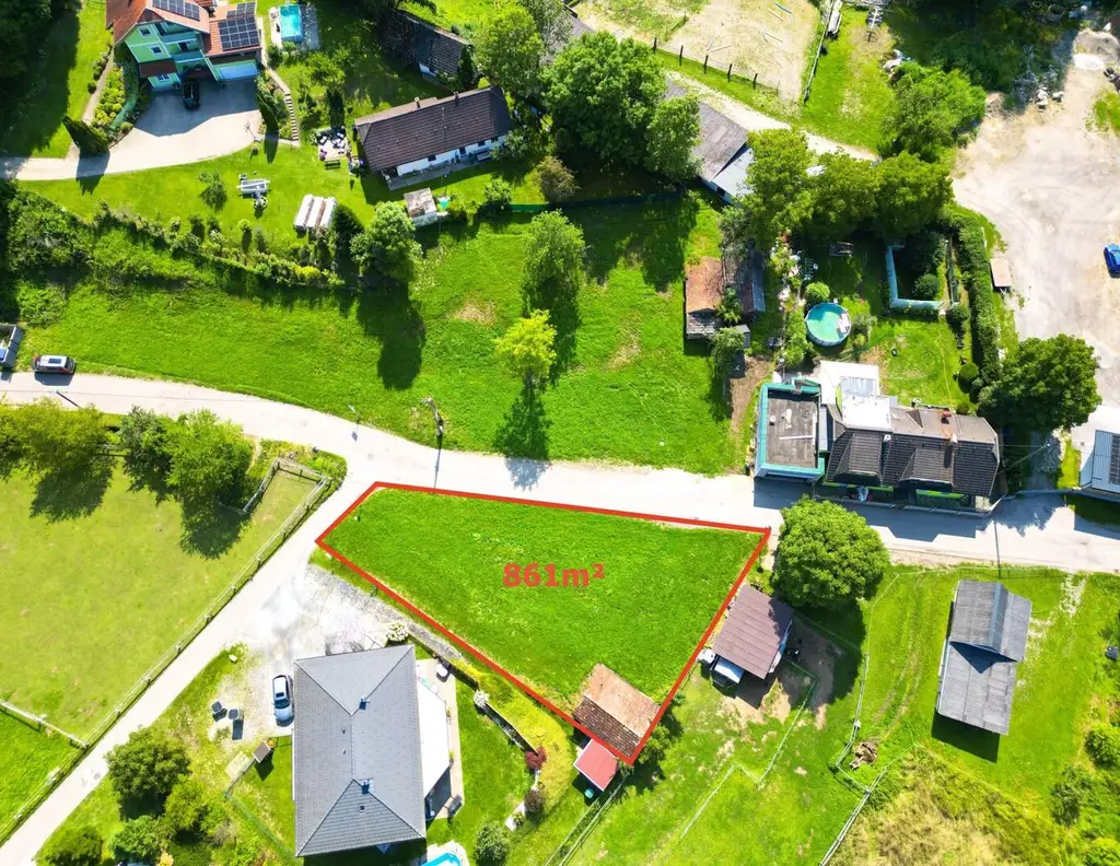 Ihr Familien-Bauplatz in Leibsdorf: Ruhig gelegen, bestens erschlossen & mit Karawankenblick