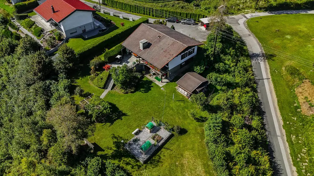 Traumlage über der Drau – Haus in Dragositschach