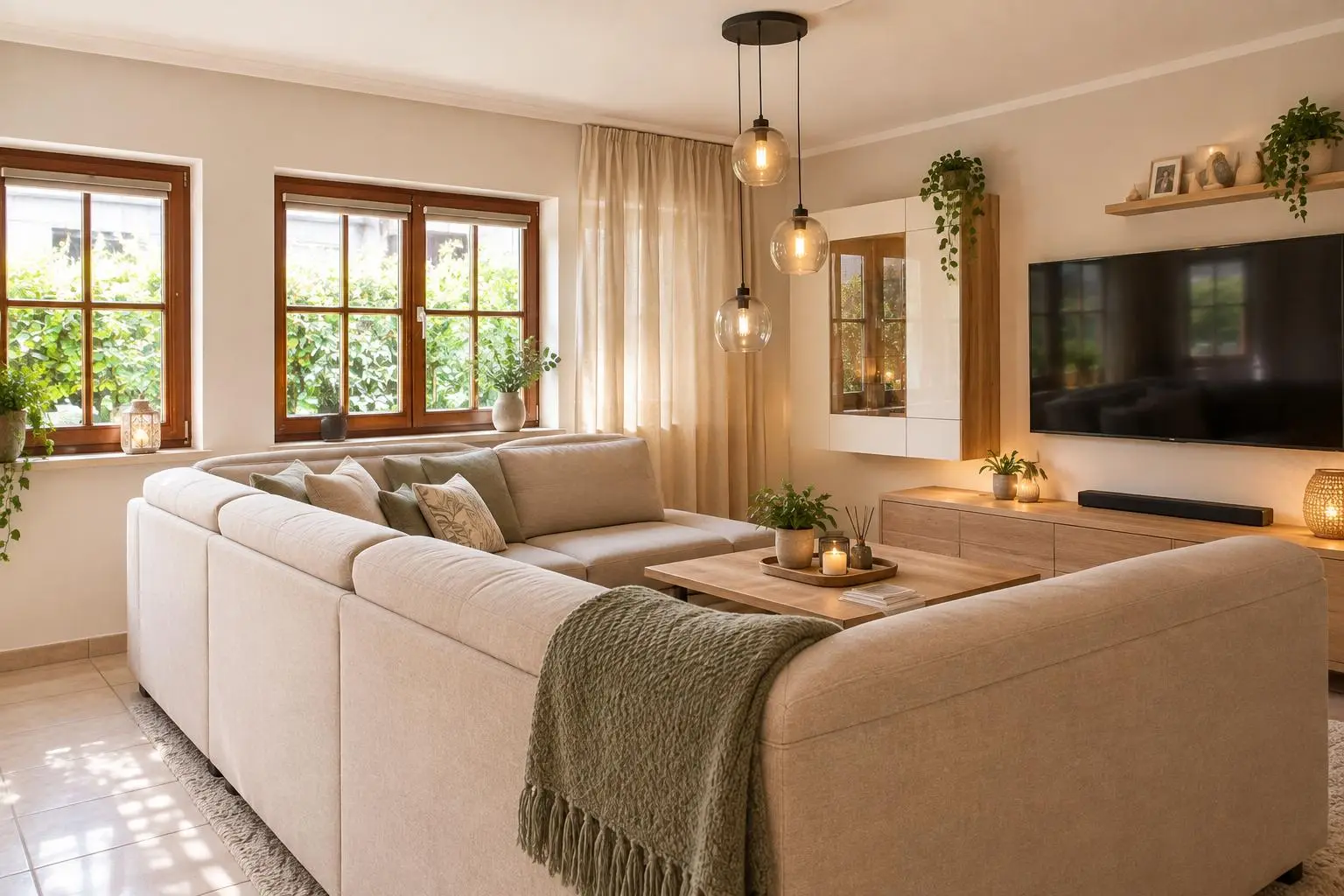 Wohnzimmer, AI MODIFIED