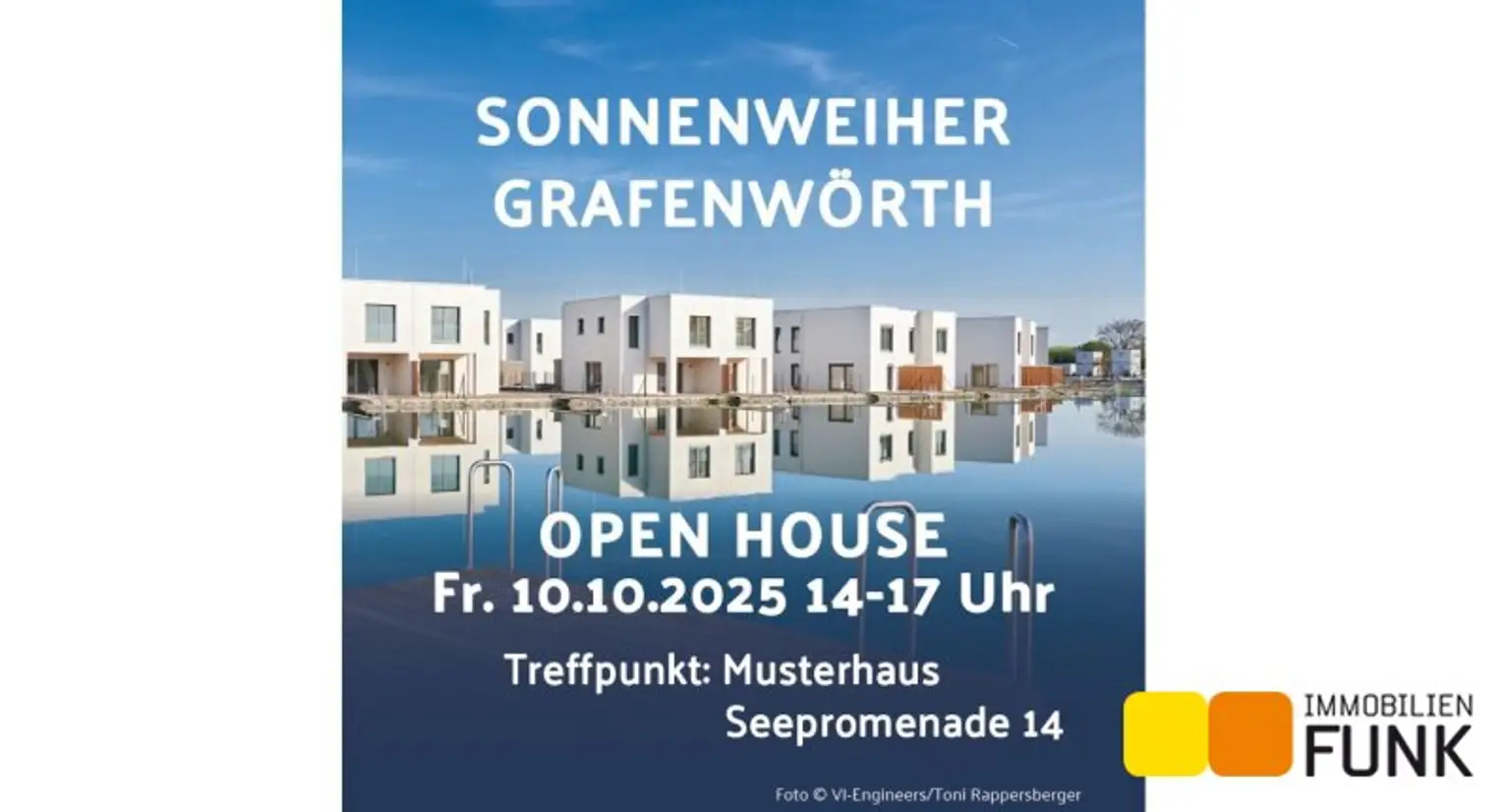 Mein Haus am See. Sonnenweiher Grafenwörth. Open House am Fr.,10.10., 14 bis 17 Uhr.