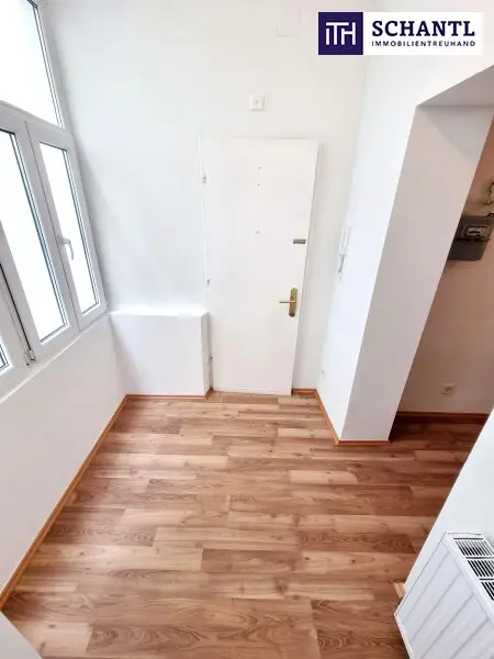 Kleinformat mit Wow-Effekt - Blick ins Grüne, U-Bahn ums Eck! Entzückende Kleinwohnung im ruhigen Hoftrakt! 2 toll aufgeteilte Zimmer + Angenehme Ruhelage in 1030 Wien + Schönes Altbauhaus!