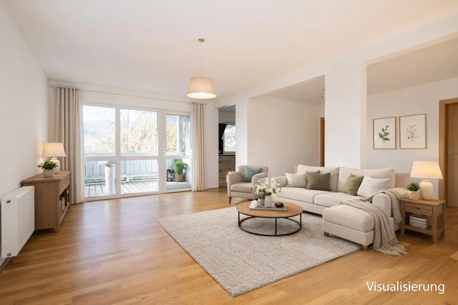 Visualisierung Wohnzimmer