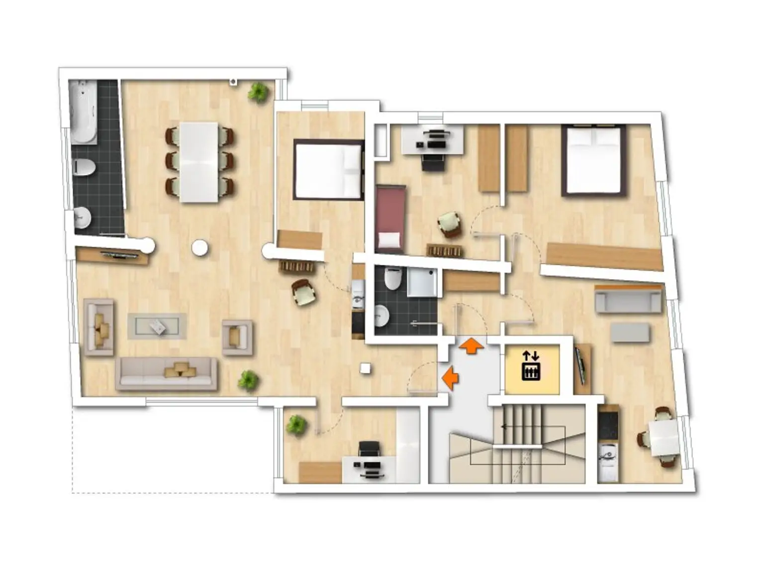 Grundriss 1.Obergeschoss