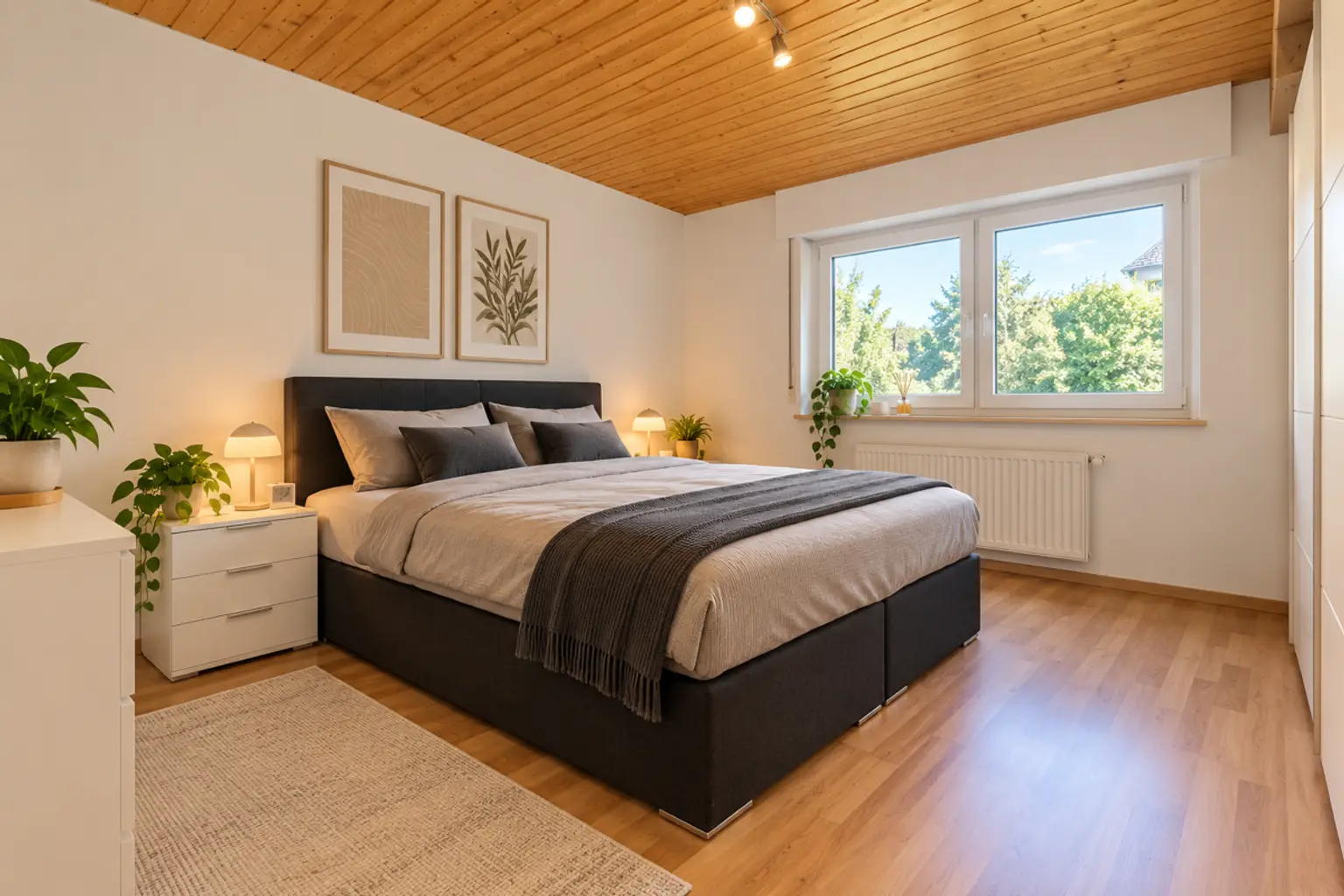 Schlafzimmer KI bearbeitet