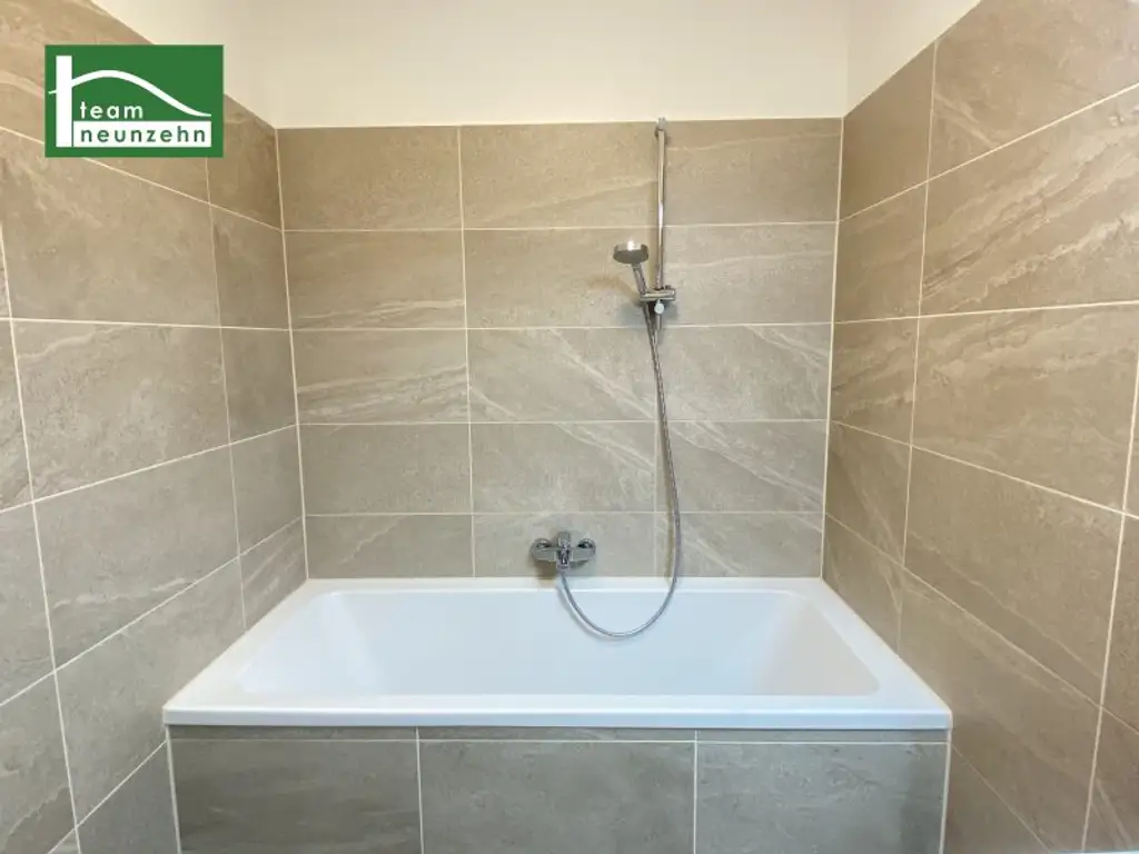 Wohnen im Markhof - Tolle Neubau-Wohnung mit großer Loggia nahe S-Bahn, Schwechat Zentrum und Schwechater Bad! Gemeinschaftliche Dachterrasse!