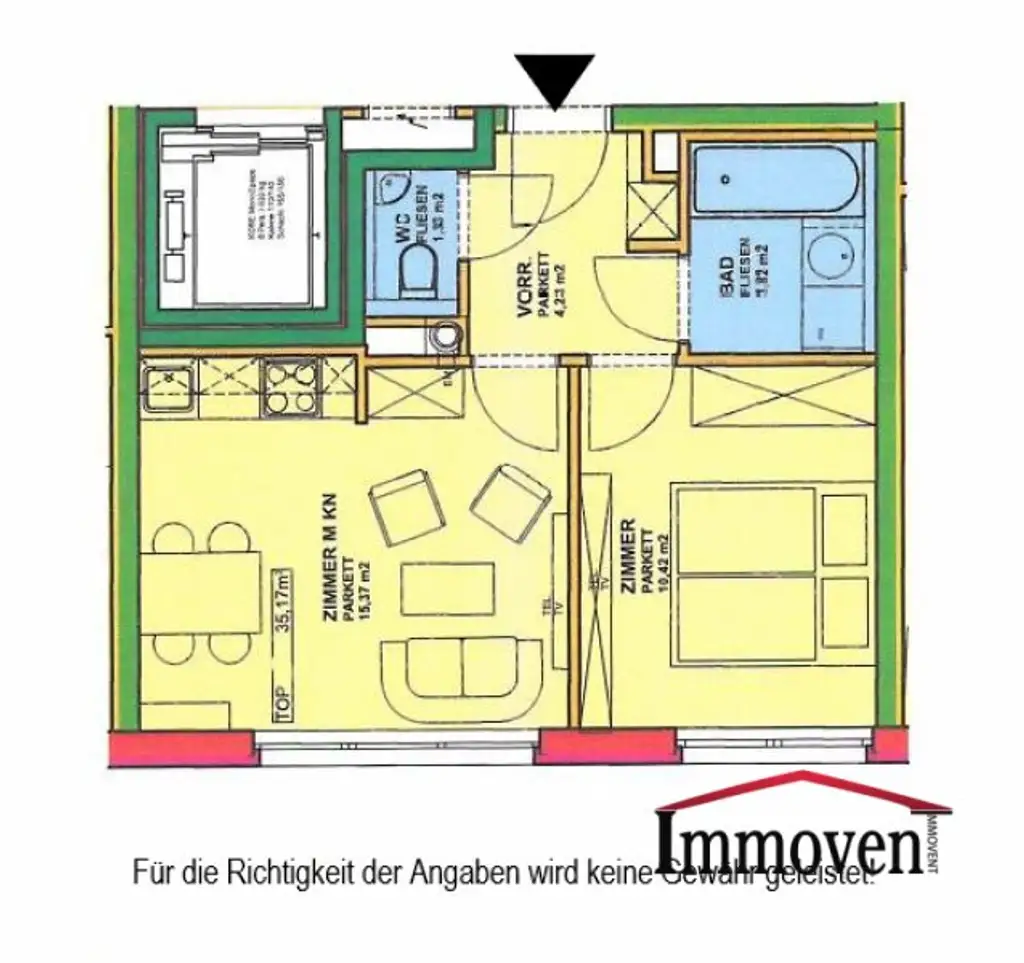 Moderne 2-Zimmerwohnung nahe Mariahilfer Straße