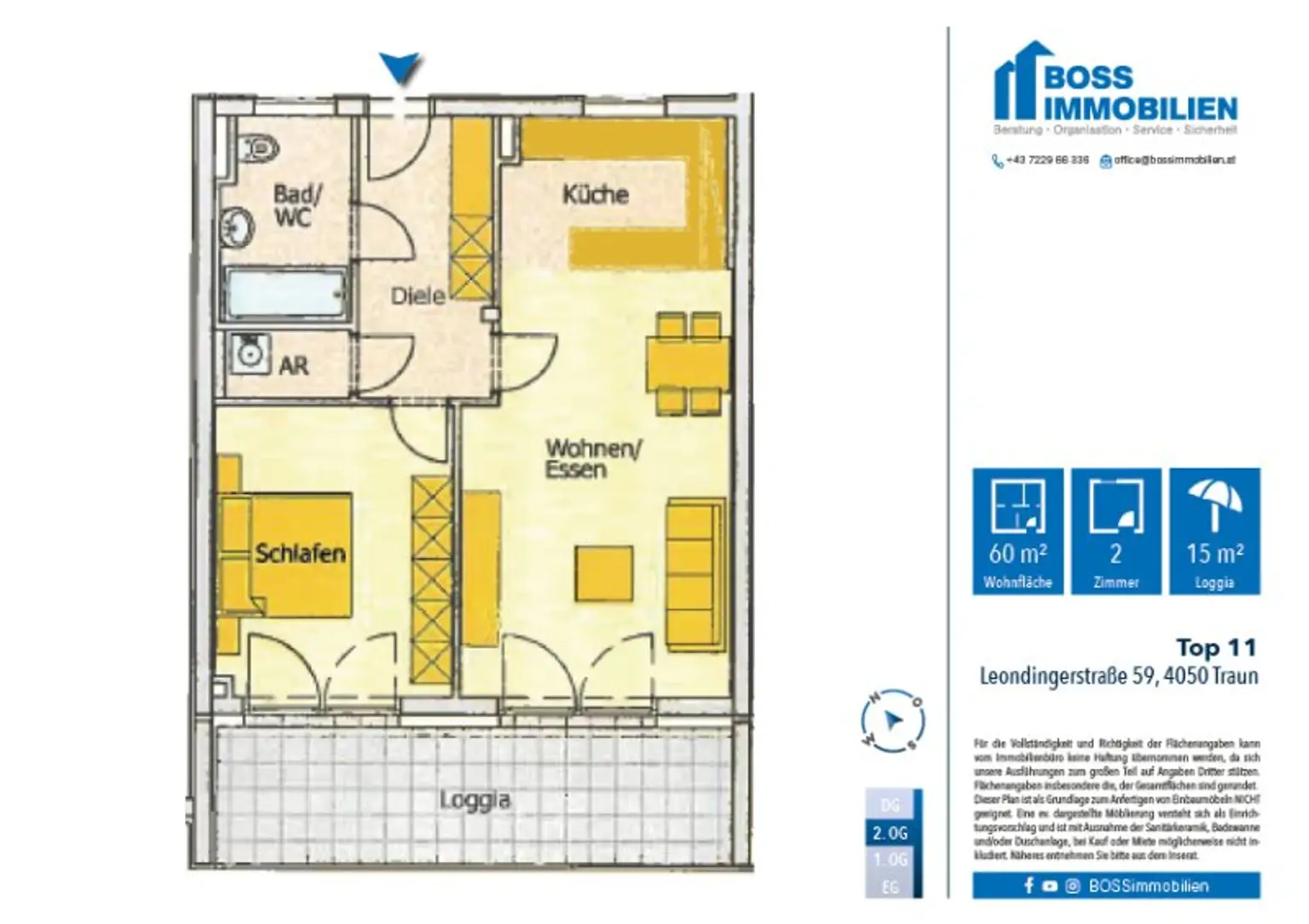 Grundriss_Leondingerstraße 59_Top 11