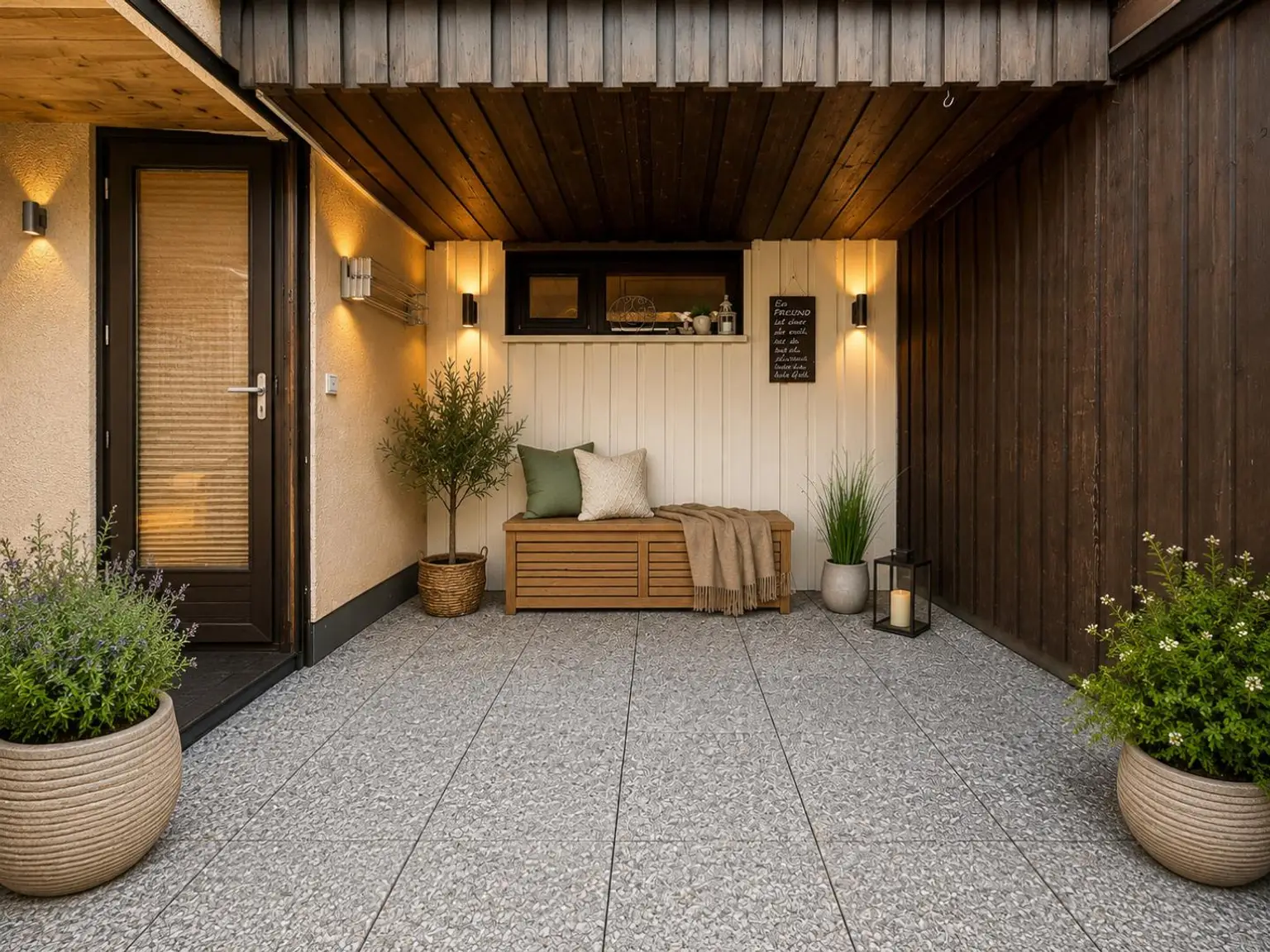 Terrasse - Visualisierung Gedankenanstoß