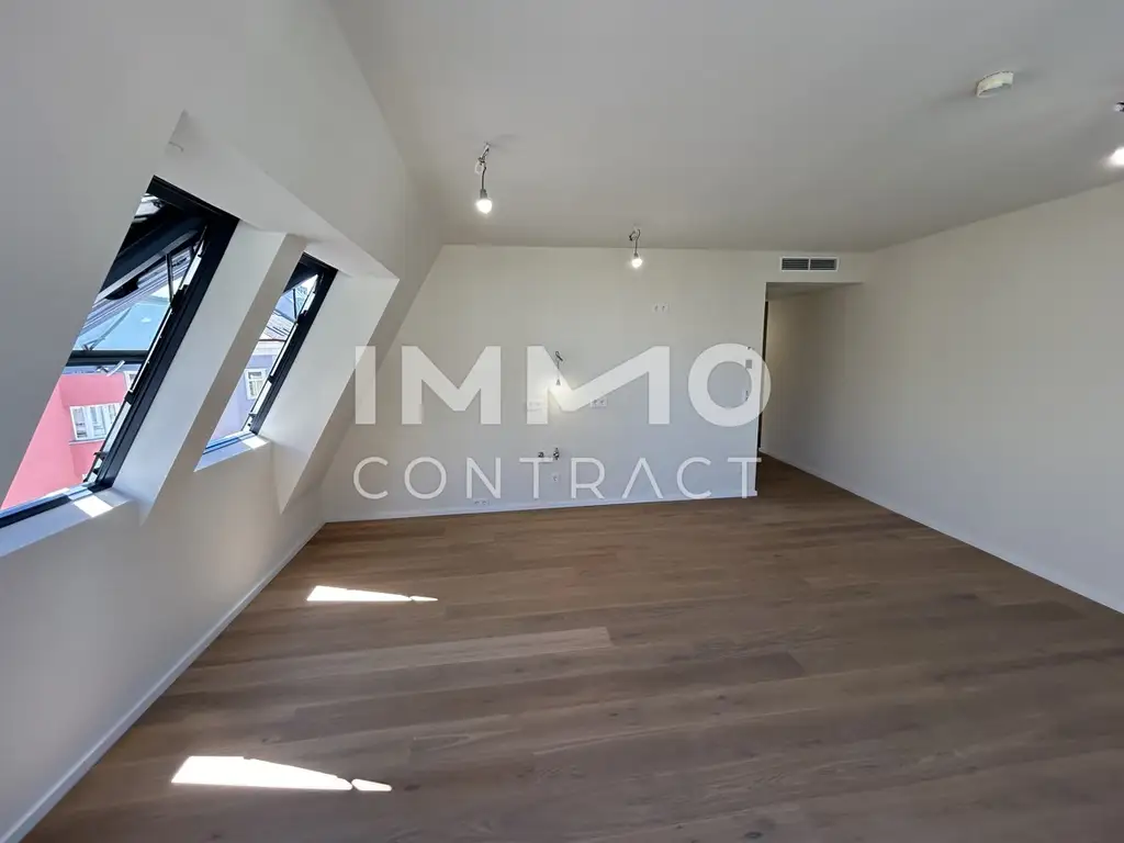 Lichtdurchflutete 2-Zimmer-Dachwohnung mit sonniger Loggia-ERSTBEZUG