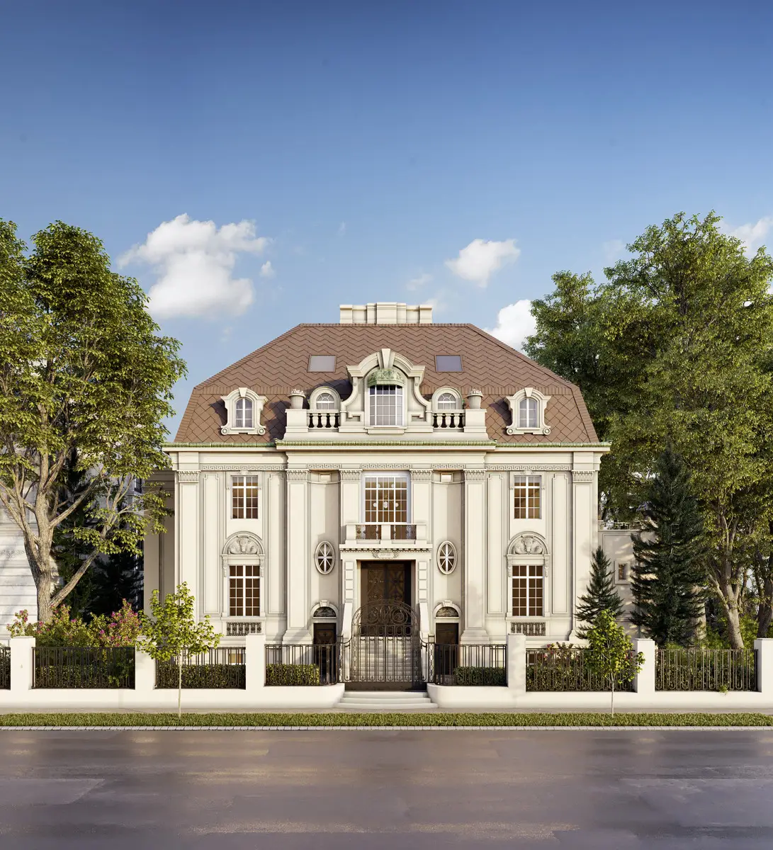 Palais & Villa - inkl. Pool: Gartenresidenz der Extraklasse - 500m2 private Grünfläche & Luxu pur