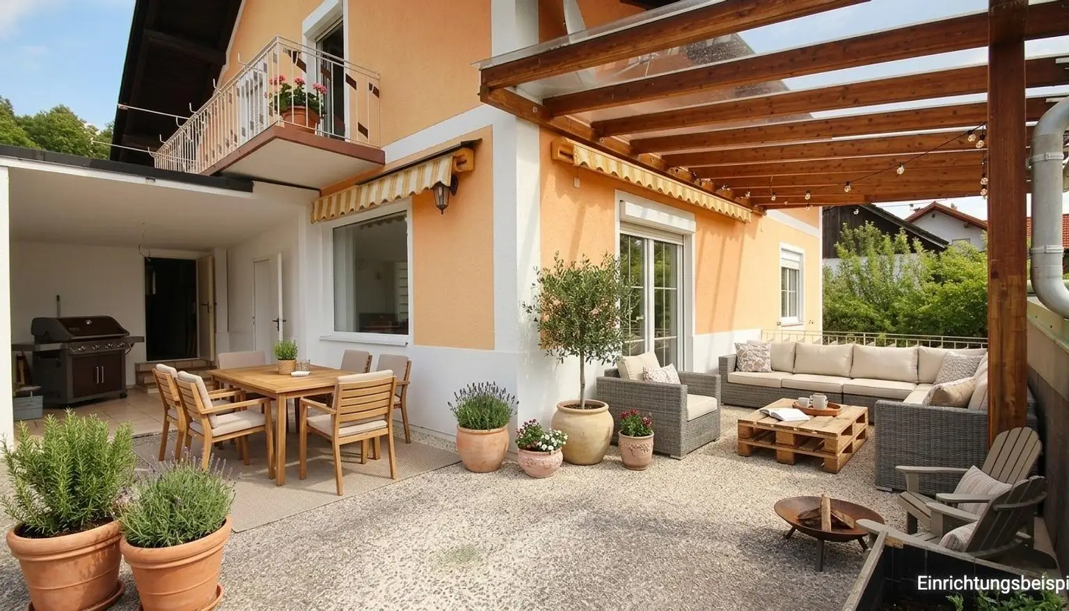 Terrasse Einrichtungsbeispiel