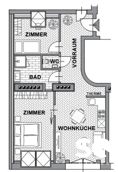 #SQ - ERSTBEZUG! HOCHWERTIG SANIERTE DACHGESCHOSSWOHNUNG - 3 ZIMMER