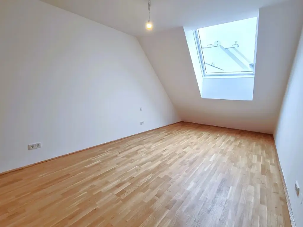 Großzügige 2 Zimmerdachgeschosswohnung + Terrasse in absoluter Ruhelage! Tolle Lage - U1 Kagranerplatz! Nähe Alte Donau&Donauzentrum!