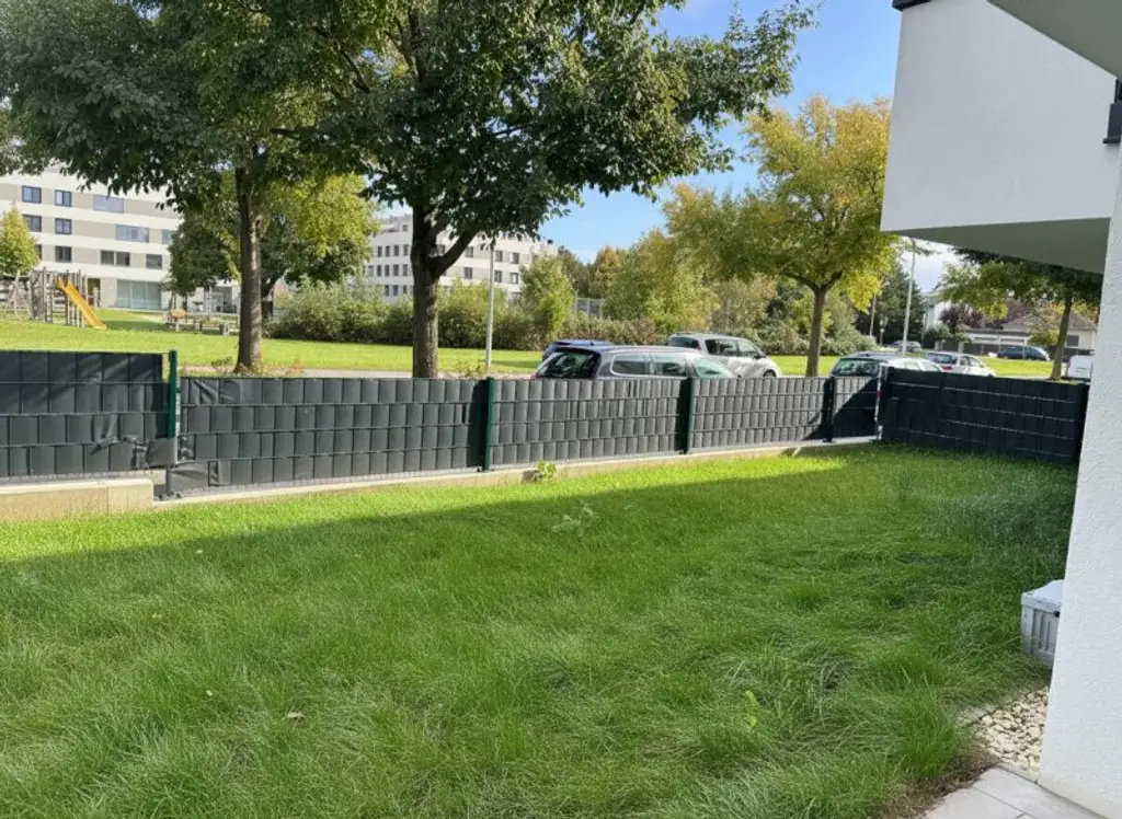 ZWEITBEZUG 2 Zimmer ECK-GARTEN-Neubauwohnung