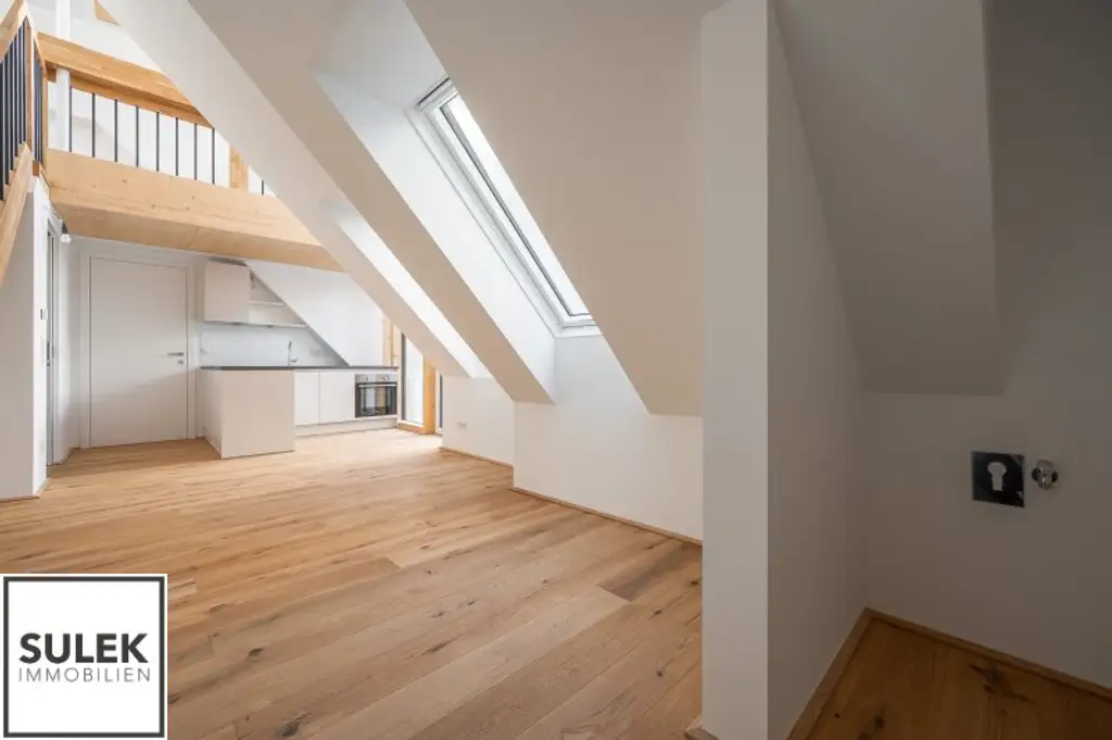 lichtdurchflutete und hochwertig ausgestattete Single-DG-Maisonette in der Czerningasse