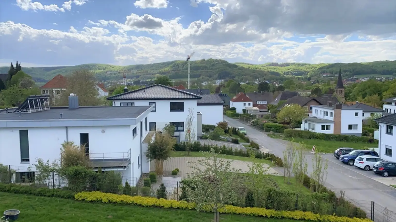 Ausblick vom Balkon