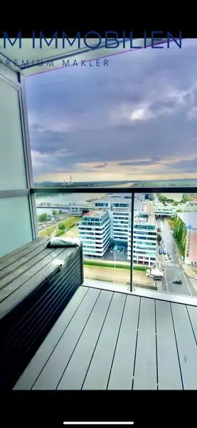 Exklusive und moderne 3-Zimmer-Wohnung mit Balkon in 1020 Wien – Einzigartige Aussicht, Marina Tower, VIP - Location
