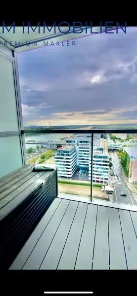 Exklusive und moderne 3-Zimmer-Wohnung mit Balkon in 1020 Wien – Einzigartige Aussicht, Marina Tower, VIP - Location