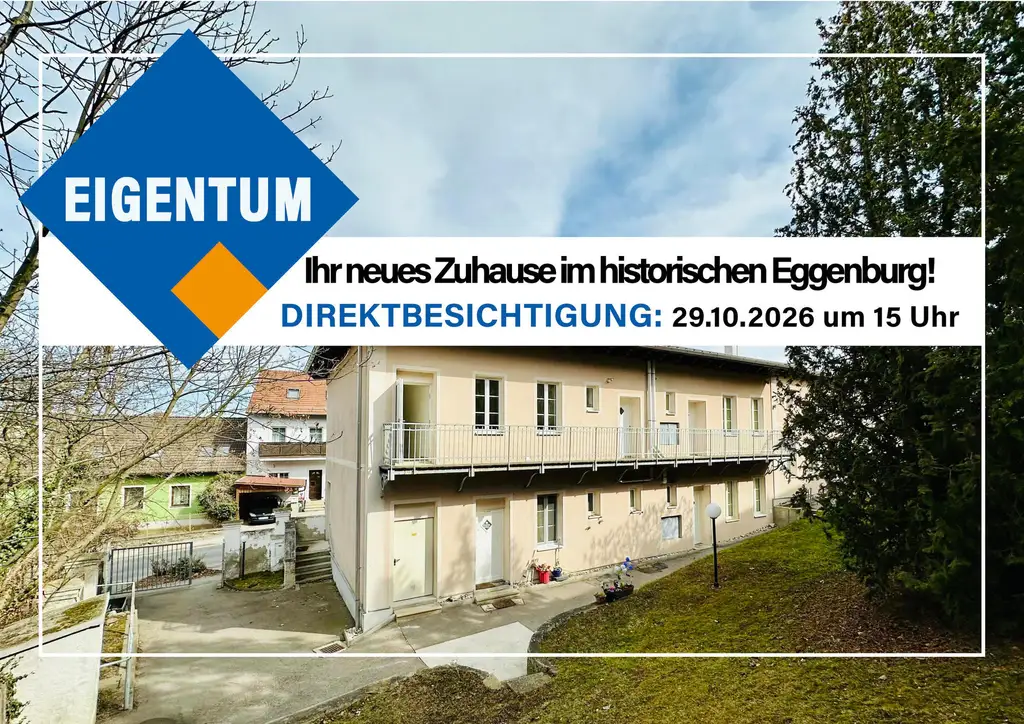 Schöne 2 Zimmerwohnung im grünen,mittelalterlichen Eggenburg