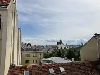 Blick vom Schlafzimmer