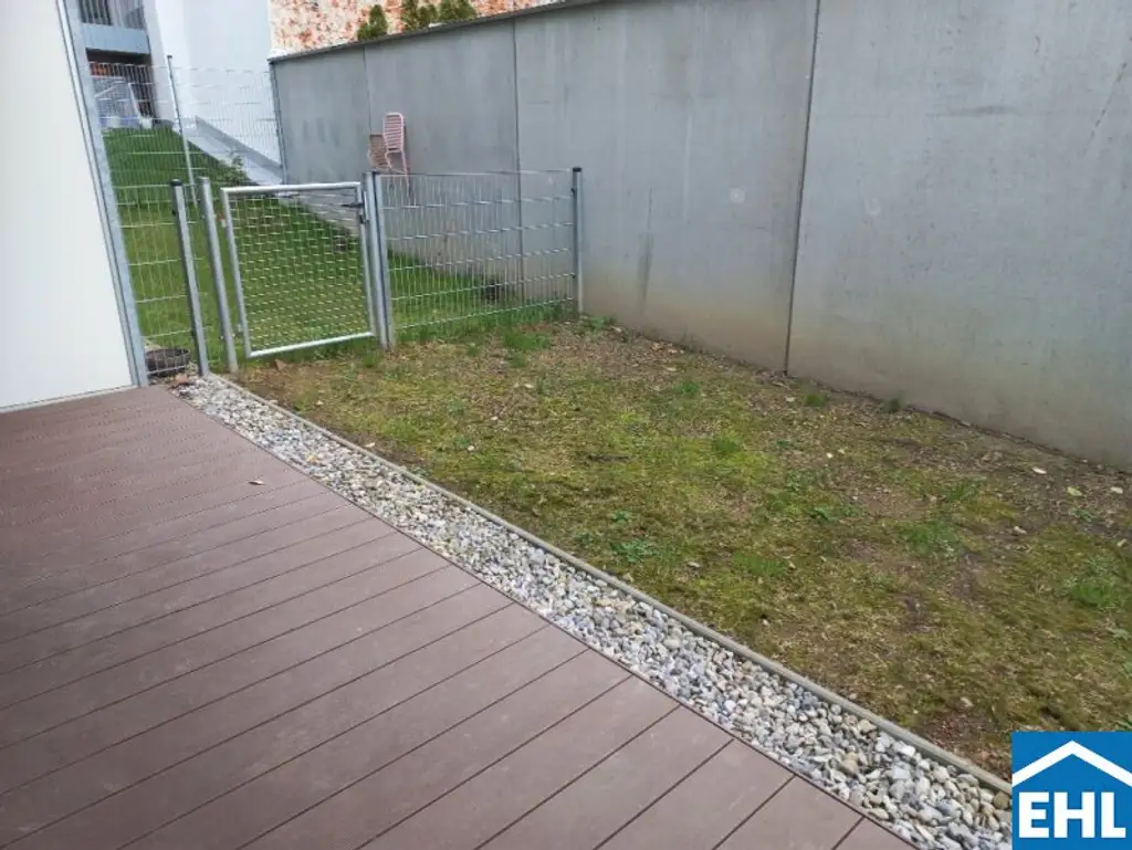 Wunderschöne 2-Zimmer-Wohnung mit Garten: Natur und Moderne vereint