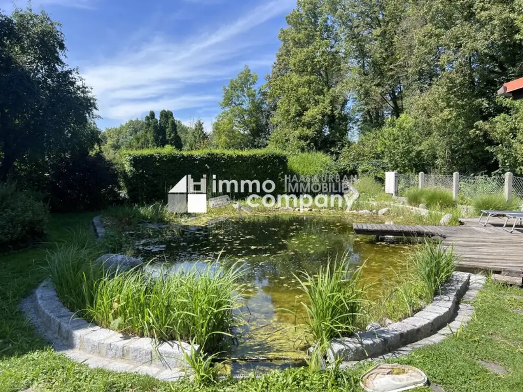 Großes Haus - großer Teich - große Träume