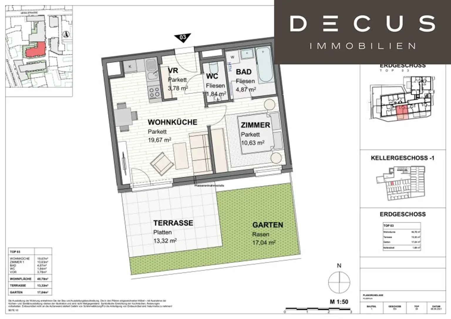2 ZIMMER | IN DER ALTSTADT | MIT GARTEN | MIETBEGINN AB SEPTEMBER