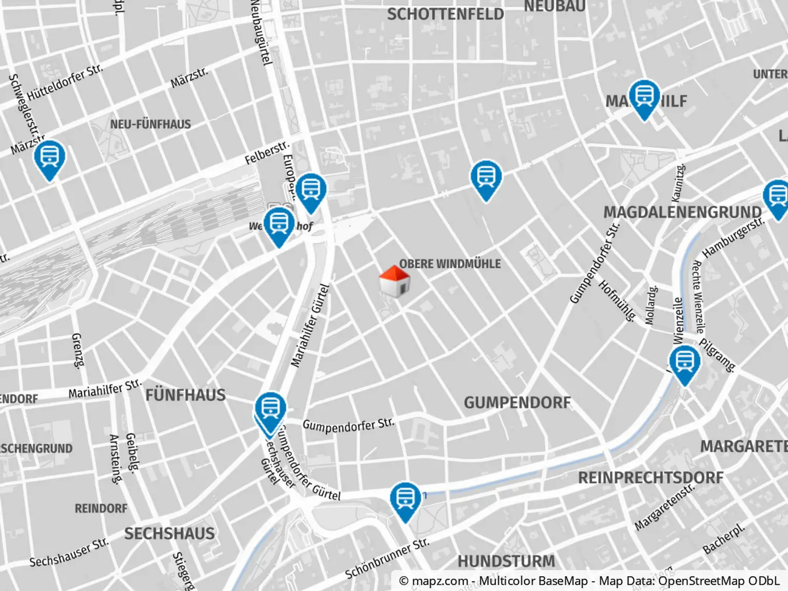 Geolyzer Kartenausschnitt