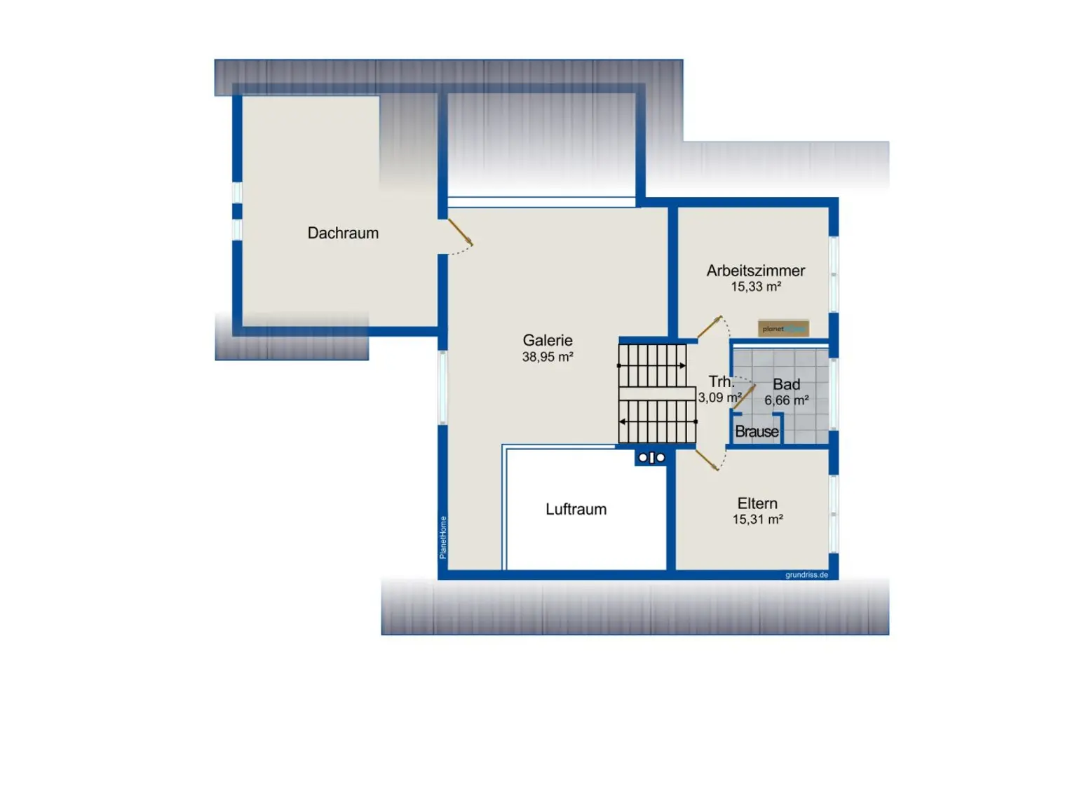 Grundriss Obergeschoss
