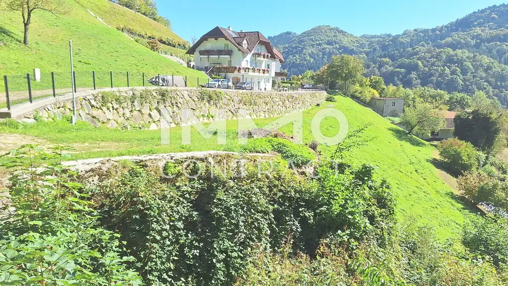 Baugrund 1.177 m² mit Donaublick - Südhang - mit angrenzenden kleinen Grünland 255 m² - St. Nikola