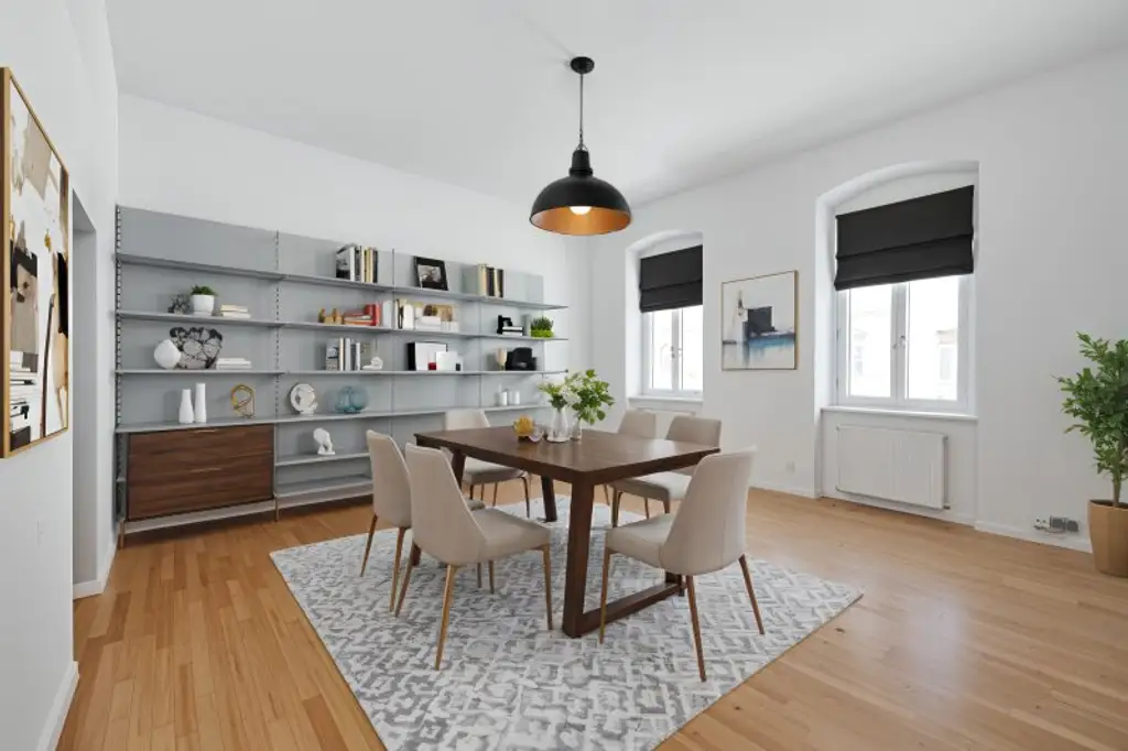 Studio und hippes Wohnen auf 93m² - sonnendurchflutete hohe Räume im Altbau!