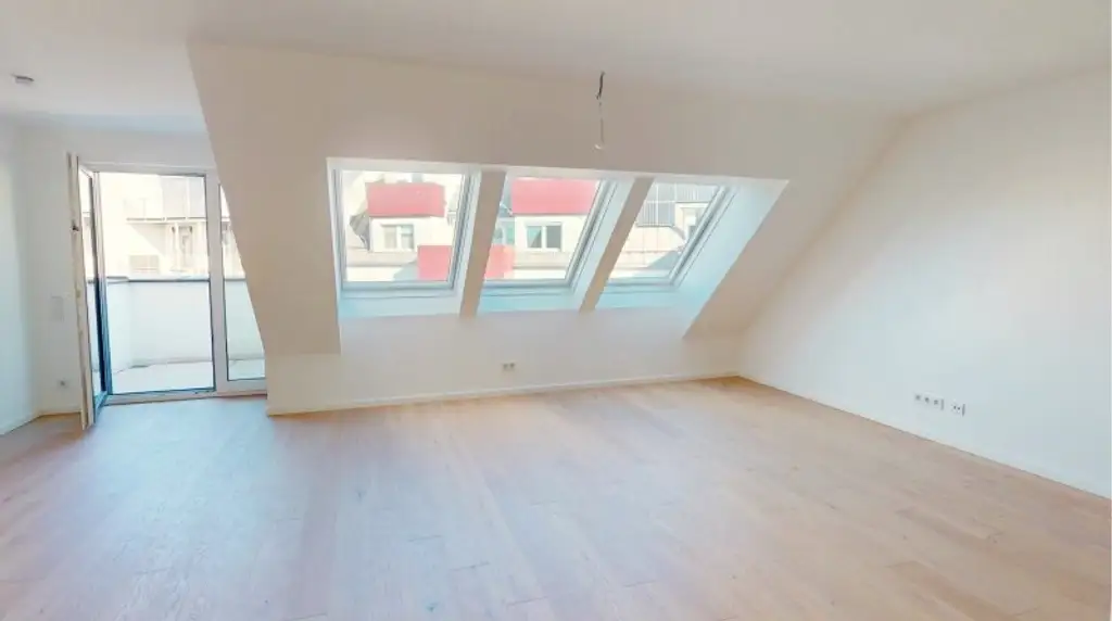 Erstbezug: 3-Zimmer-DG-Wohnung mit Terrasse (Kurzzeitvermietung gestattet!)
