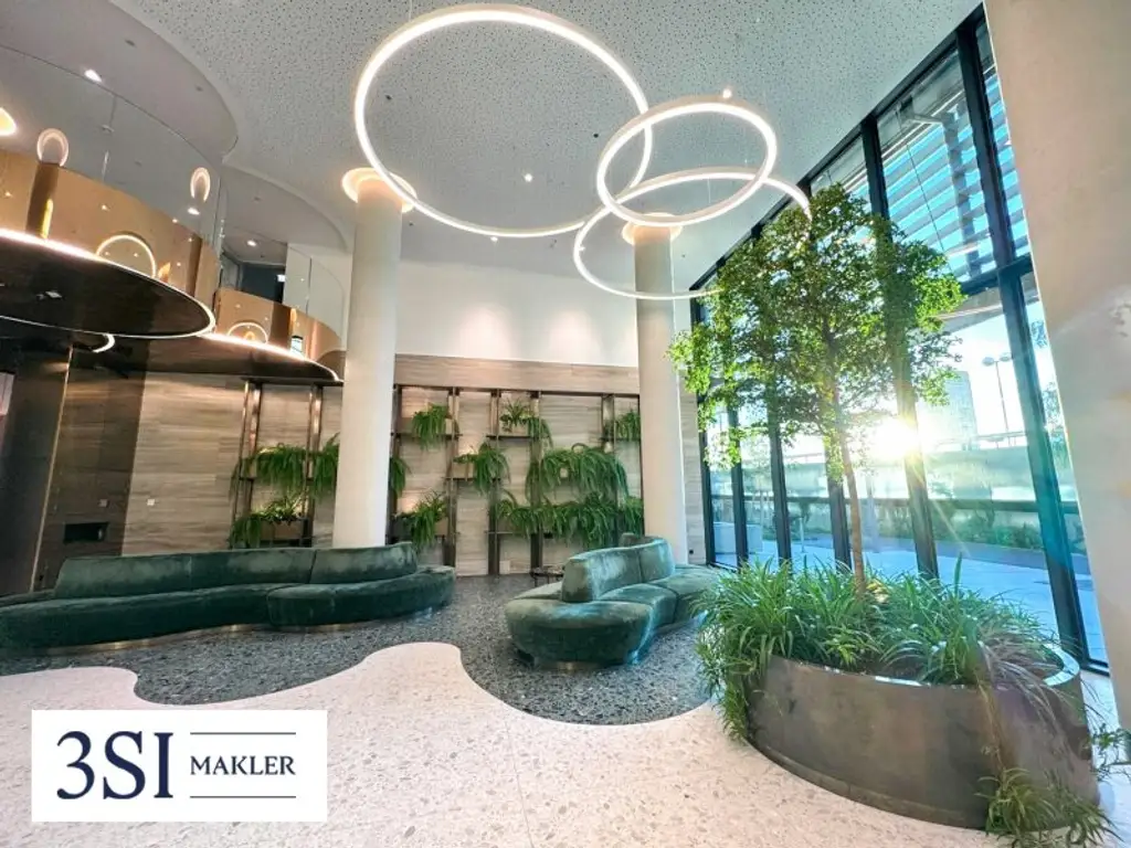 Exklusive möblierte Wohnung in den DANUBEFLATS mit phantastischem Ausblick