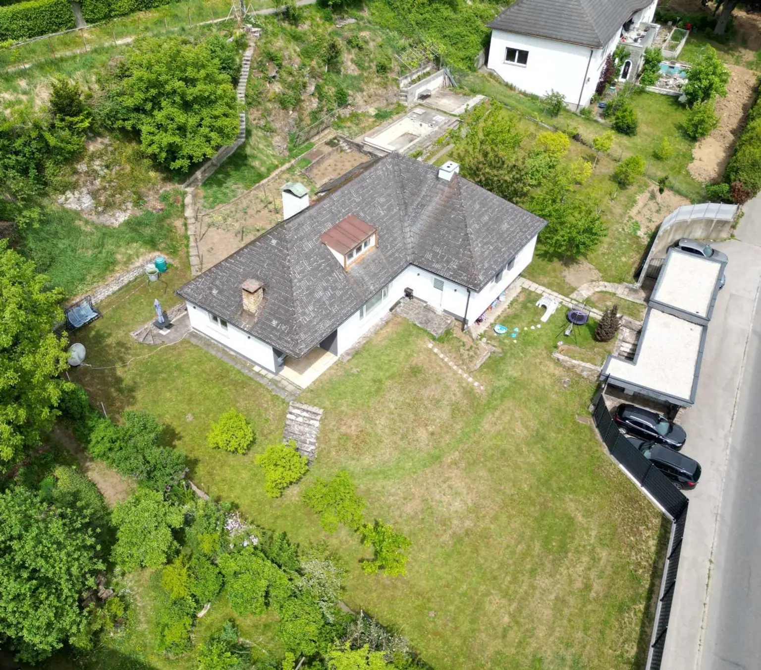 Ansicht West Drohne
